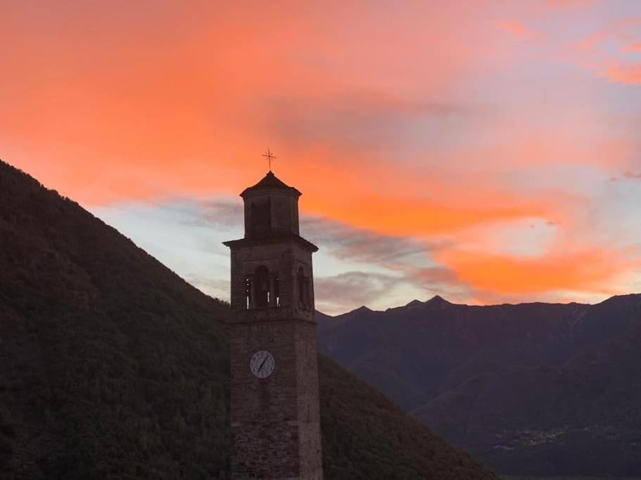 Casa Del Cios Calda E Intima Casetta Immersa Nel Verde Delle Montagne Alpe Basciumo Exteriér fotografie