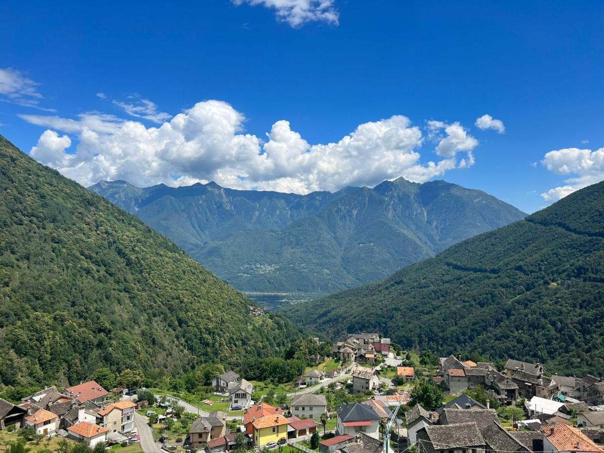 Casa Del Cios Calda E Intima Casetta Immersa Nel Verde Delle Montagne Alpe Basciumo Exteriér fotografie